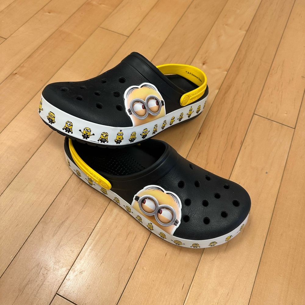 Kids Minion-Themed Crocs